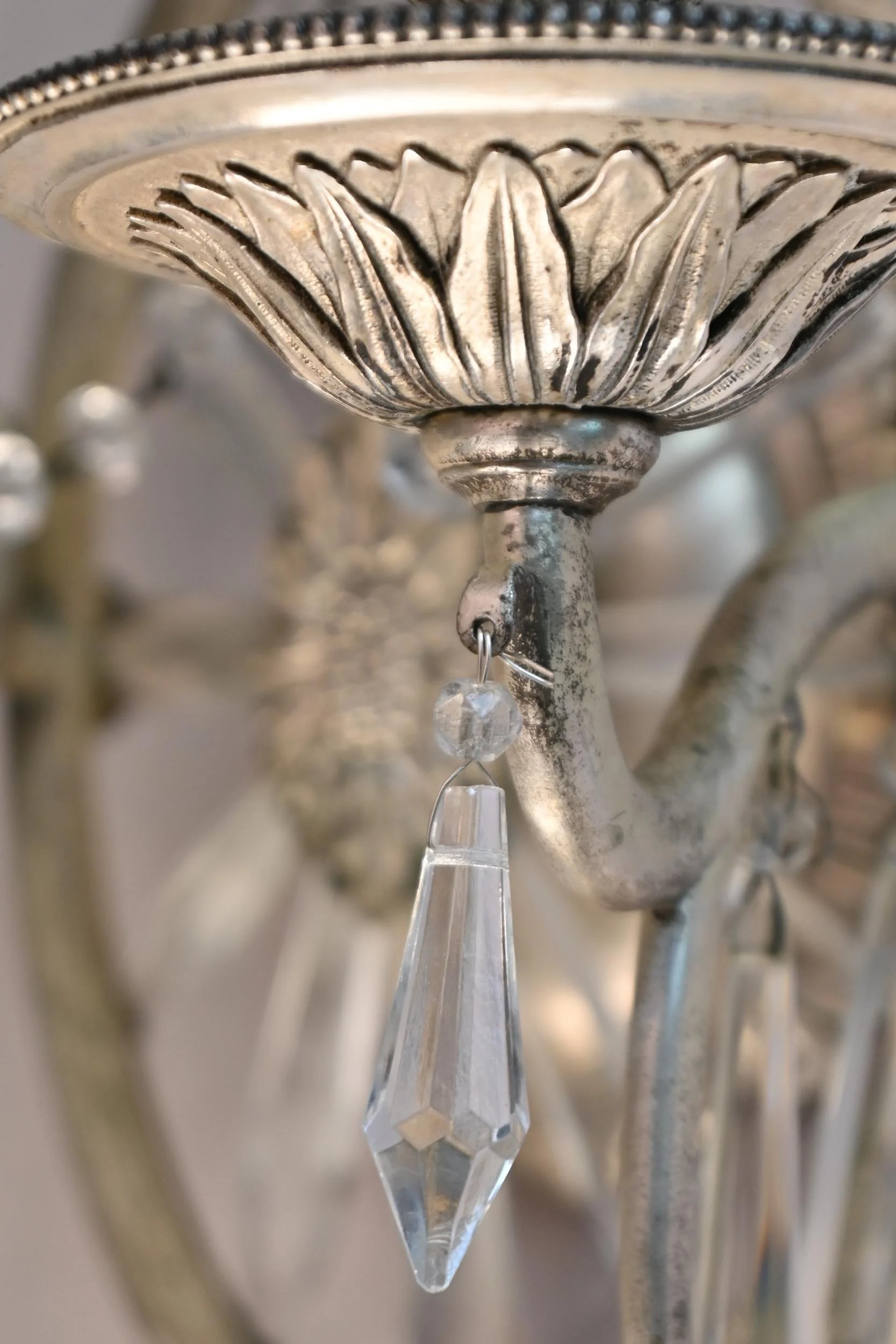 seven candle maria theresa chandelier — Architectural Antiques